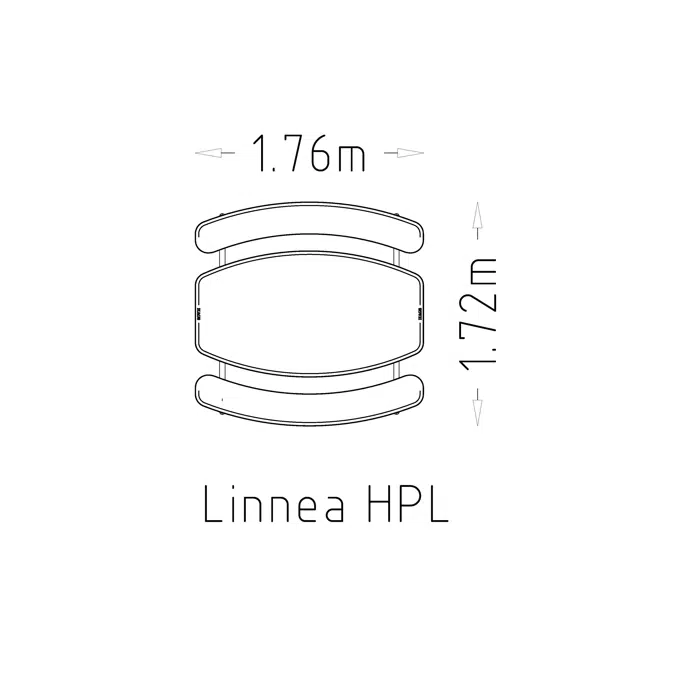 Picnic Table Linnea (HPL)