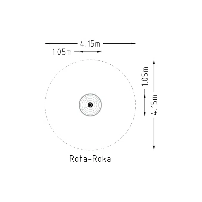 Inkluderande karusell Rota Roka