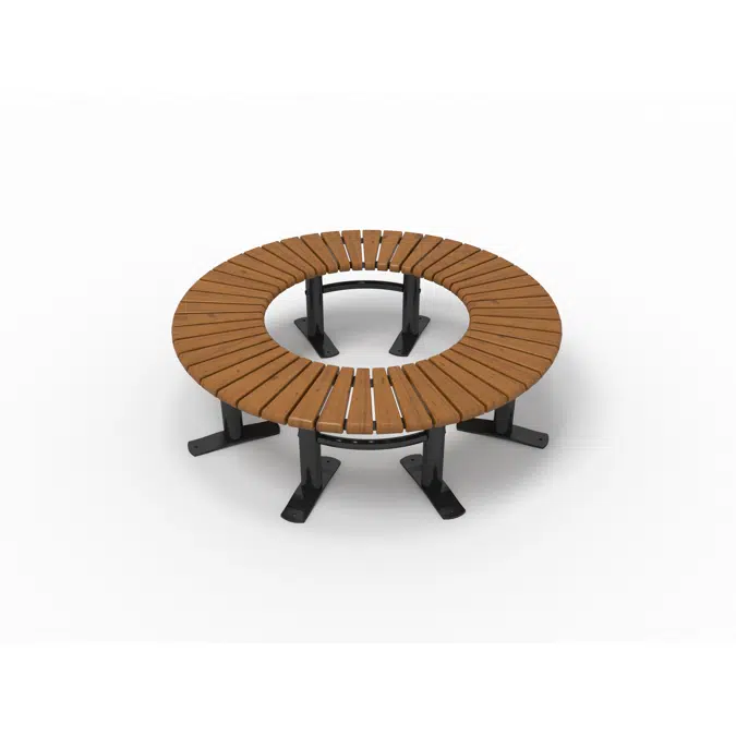 Sofiero Bench Curved 360°