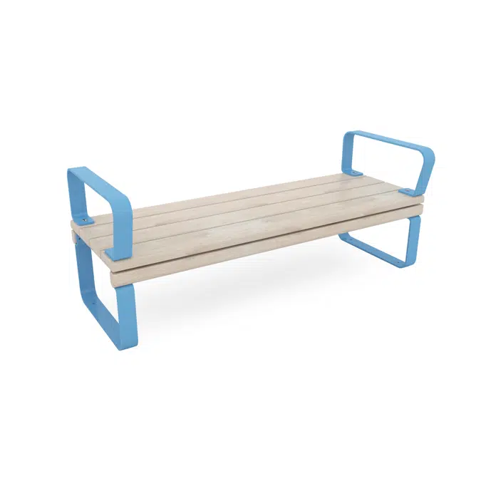 Park Bench Rosenlund with Armrests