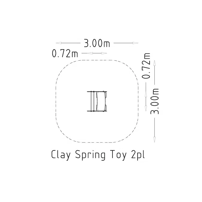 Fjädergunga Clay