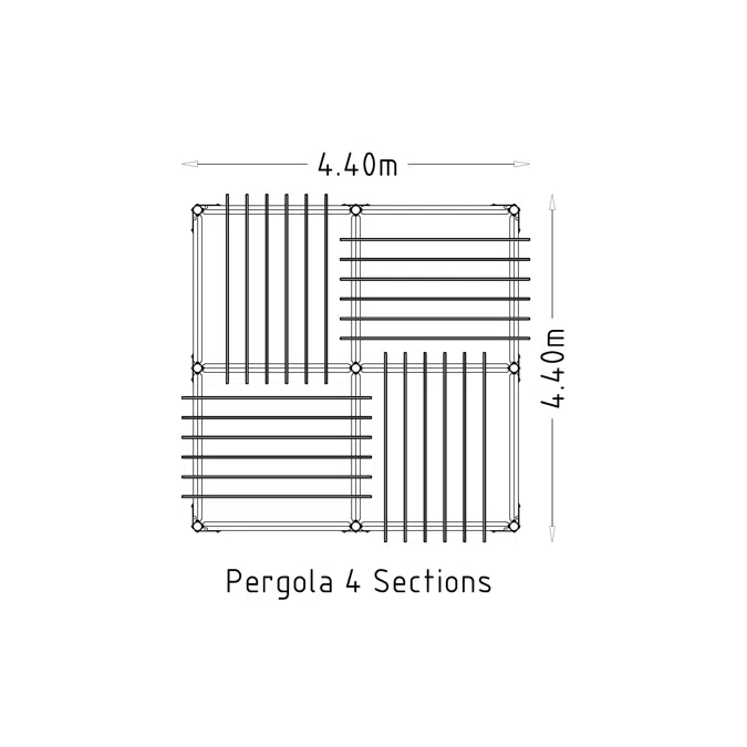 Pergola 4 Piece