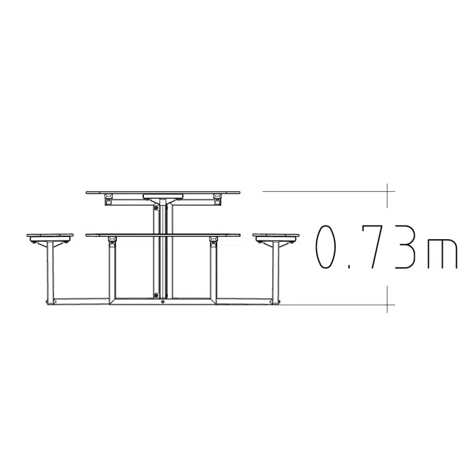 Picnic Table Skagen (HPL)