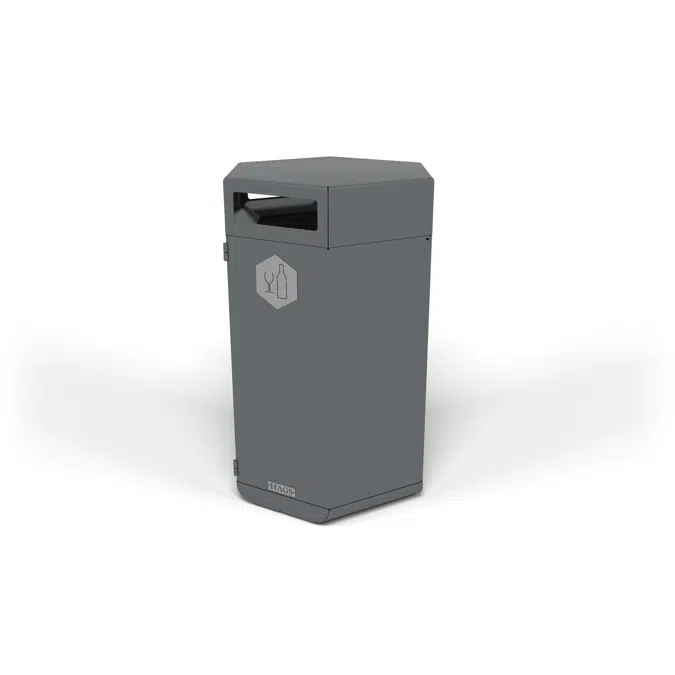 Rosenlund Recycle Bin Glass