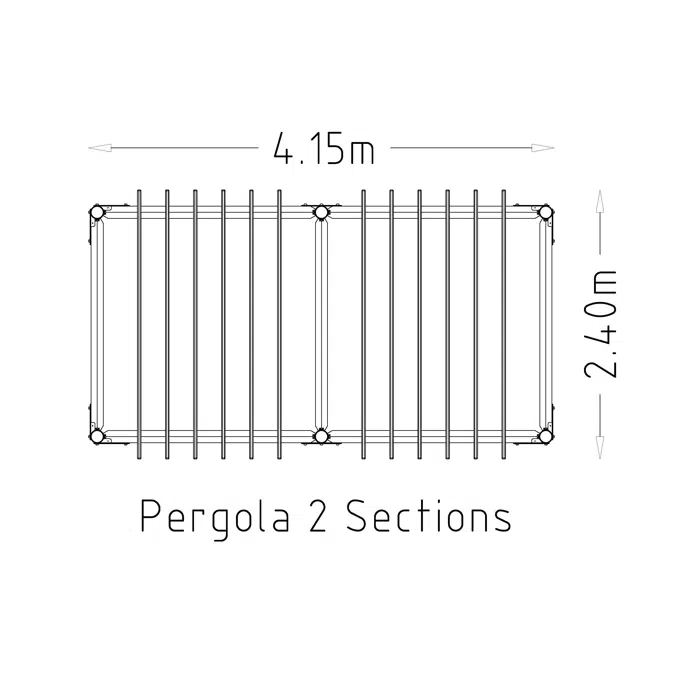 Pergola 2 Piece