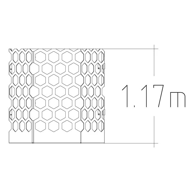 Trellis Half Hex Rosenlund