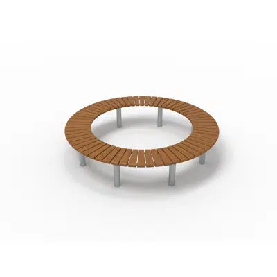 Sofiero Bench Curved 360°