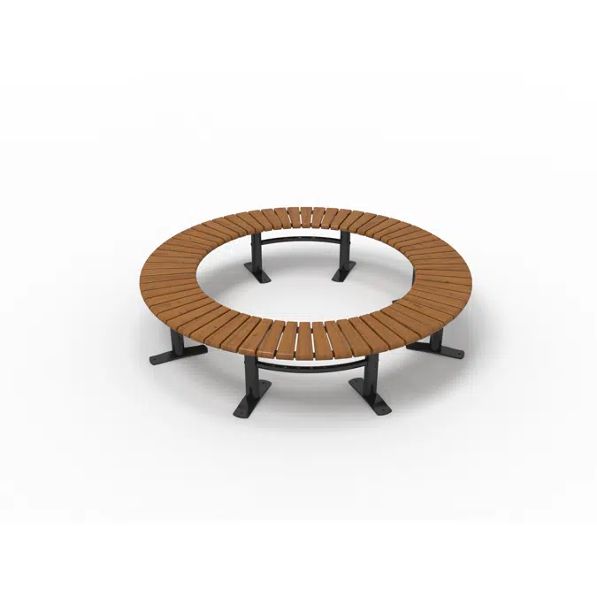 Sofiero Bench Curved 360°