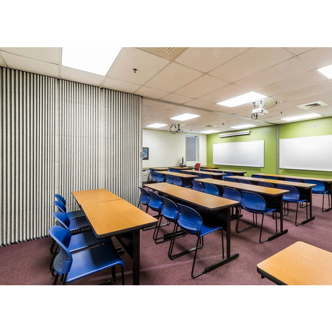 BIM 객체 무료로 다운로드하세요! Hufcor Accordion Partition 3100/4100 BIMobject