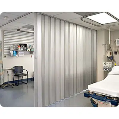 画像 Series 640 Security Accordion Door, Bronze and Gold up to 8' 1"; Clear up to 10' 1" Height, Custom Width