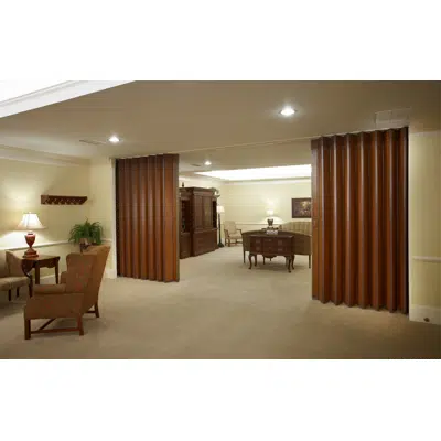 изображение для Series 4100 Acoustic Accordion Doors 6" or 8" wide panels to 10' high