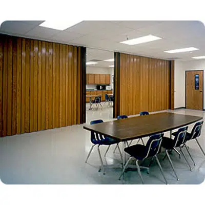 Series 2100 Acoustical Partition, Vinyl-Lam up to 12' 1", Hardwoods up to 10' 1" Height, Custom Width图像