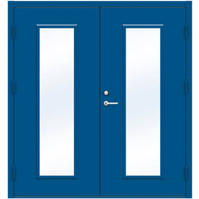 Steel Door SDE4210 GS1F - Double Equal