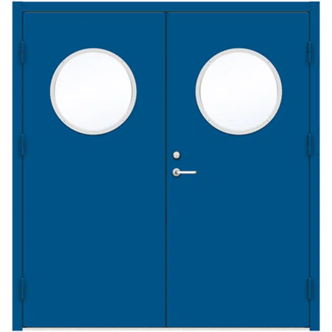 Steel Door SDE4210 GS3R - Double Equal