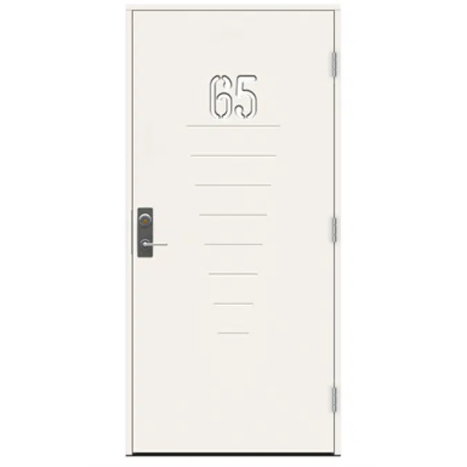 Exterior Door Character Digits RC3 - Burglary Resistant