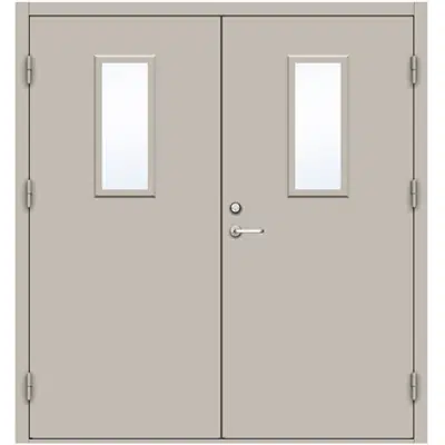 รูปภาพสำหรับ Steel Door 4210 GS1M Exterior- Double Equal
