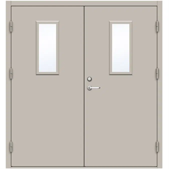 Steel Door SDE4210 GS1M - Double Equal