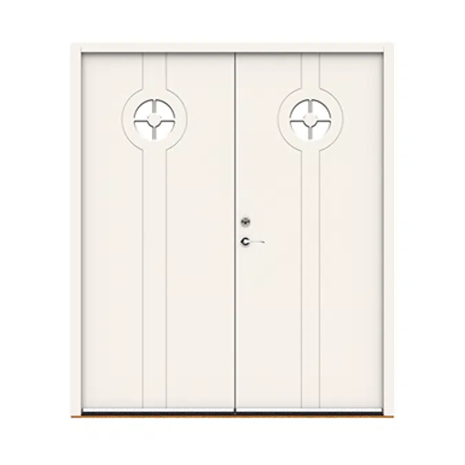 Exterior Door Character Charmed Double (Inswing)