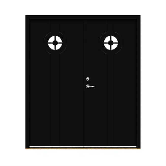Exterior Door Character Charmed Double (Inswing)