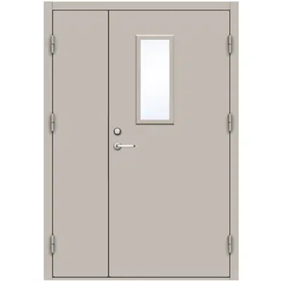 Steel Door SDE4210 GS1L - Double Unequal için görüntü