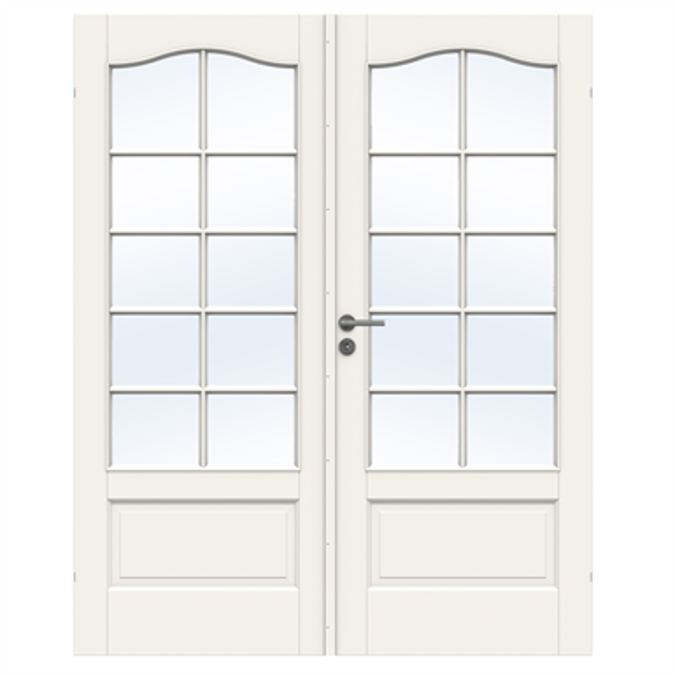 BIM objects - Free download! Interior Door Craft Double - Interior ...
