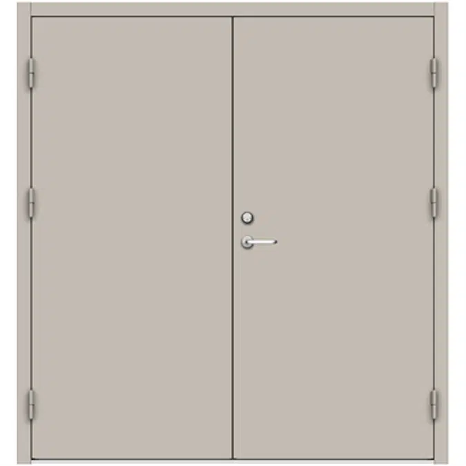 Steel Door SD4210 - Double Equal