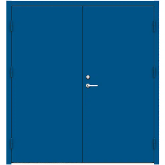 Steel Door SD4210 - Double Equal