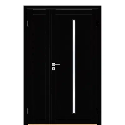 Interior Door Superior Format 7533 Double Unequal için görüntü