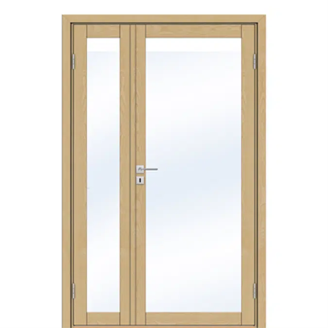 Interior Door Superior Format 7531 Double Unequal
