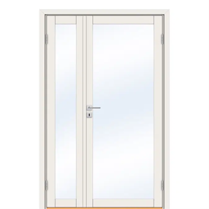 Interior Door Superior Format 7531 Double Unequal
