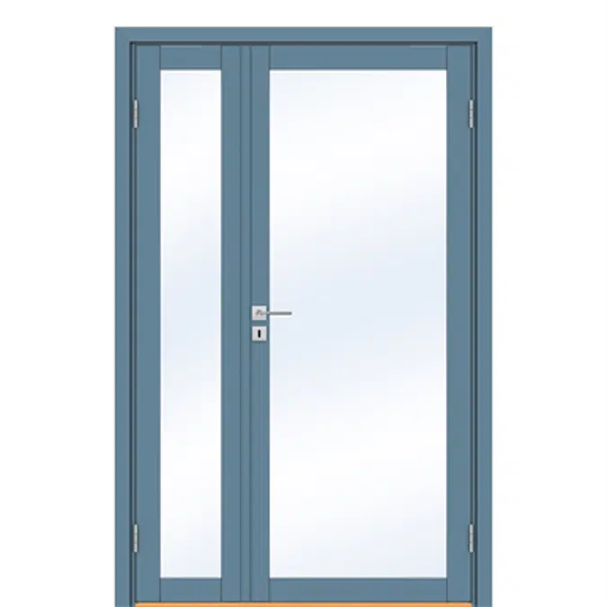 Interior Door Superior Format 7531 Double Unequal
