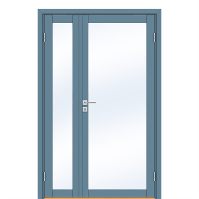 BIM objects - Free download! Interior Door Superior Format 7531 Double ...