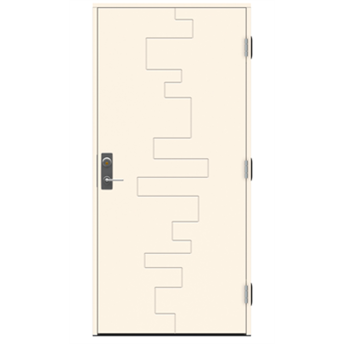 BIM objects - Free download! Exterior Door Character Pictor RC3 ...
