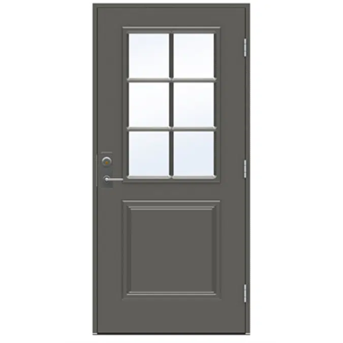 Exterior Door Classic Smetana RC3 Burglary Resistant