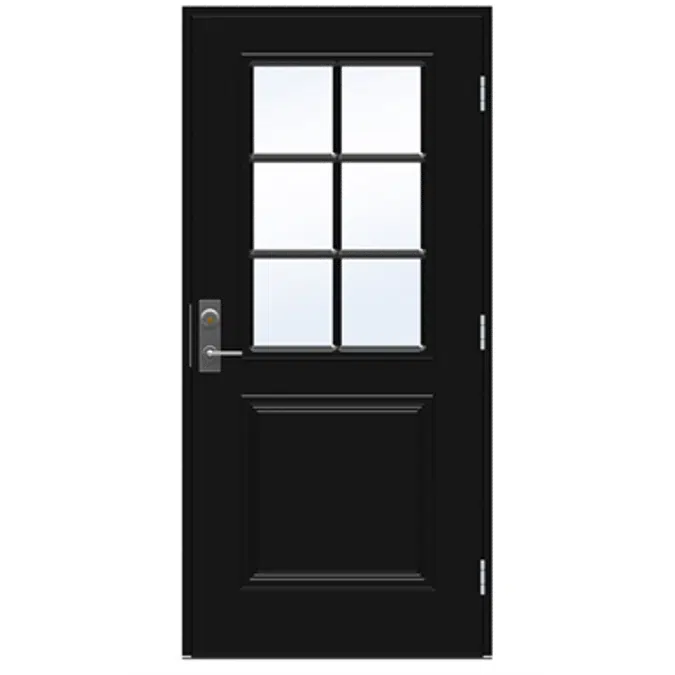 Exterior Door Classic Smetana RC3 Burglary Resistant