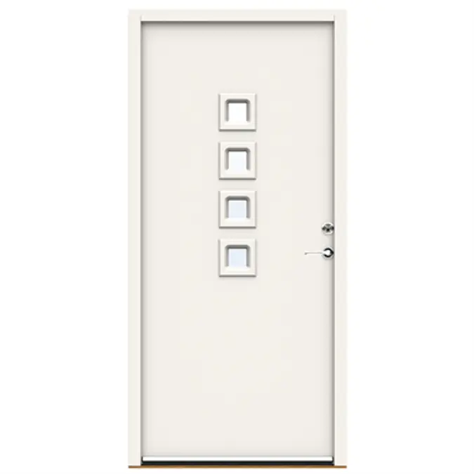 BIM objects - Free download! Exterior Door Function Michigan (Inswing ...