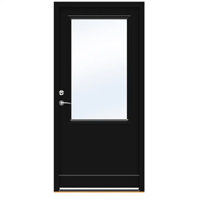 Objetos BIM - ¡Descarga gratis! Exterior Door Function Como (Inswing ...