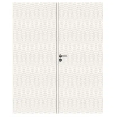 afbeelding voor Interior Door Charisma D200 Double Unequal