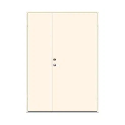 imagen para Exterior Door Character Canvas Double Unequal