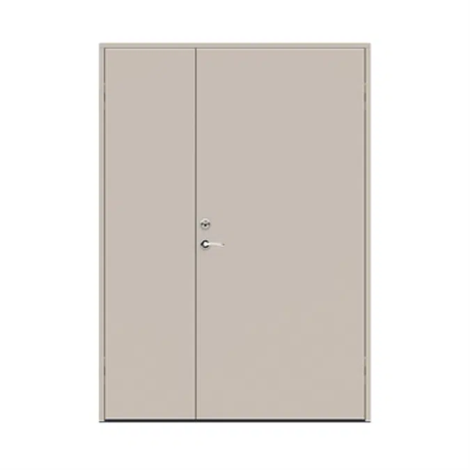 Exterior Door Character Canvas Double Unequal