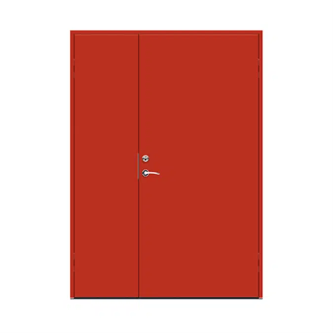 Exterior Door Character Canvas Double Unequal