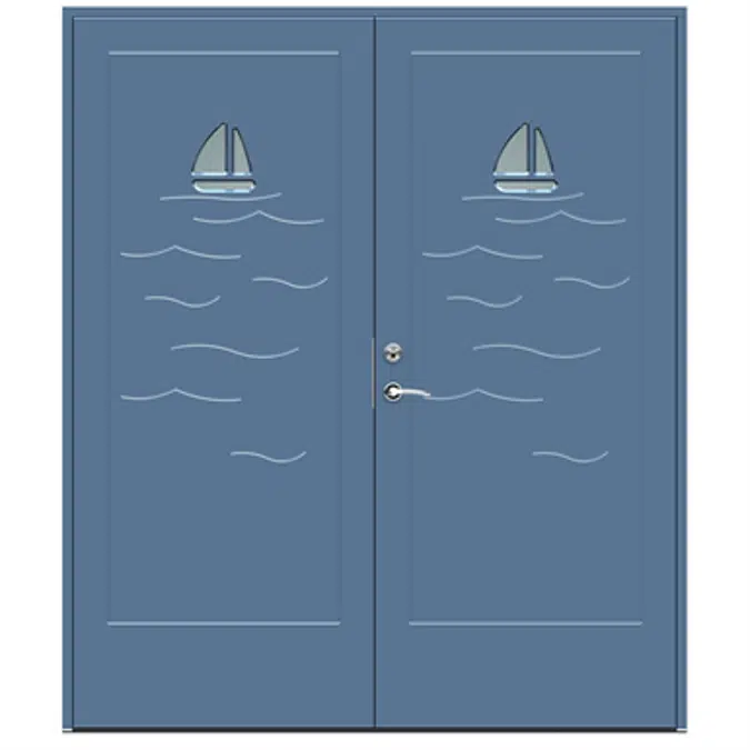 Exterior Door Character Ocean Double