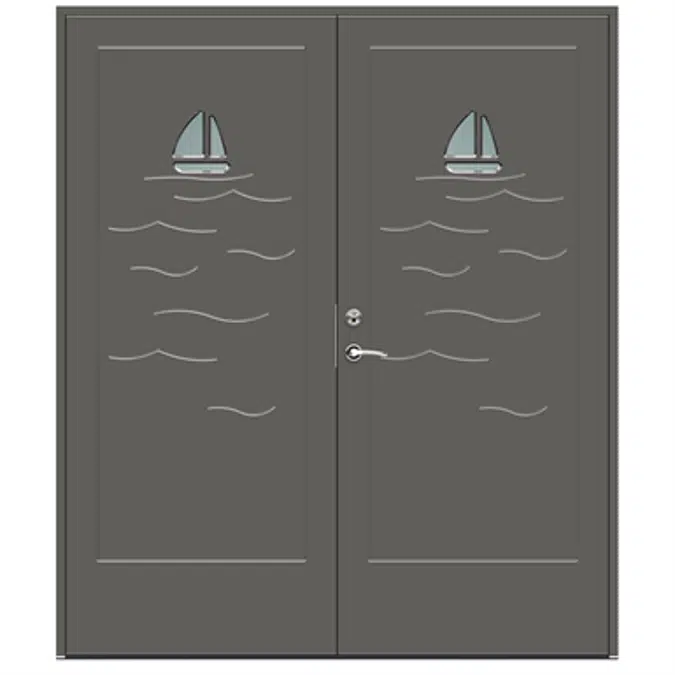 Exterior Door Character Ocean Double