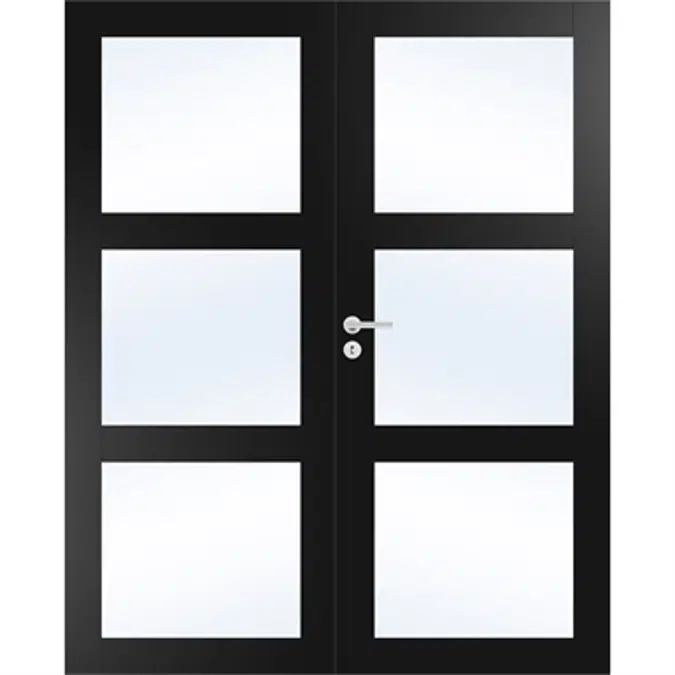 Interior Door Unique 507 Double equal