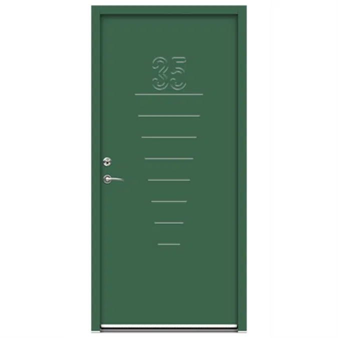 Exterior Door Character Numerus (Inswing)