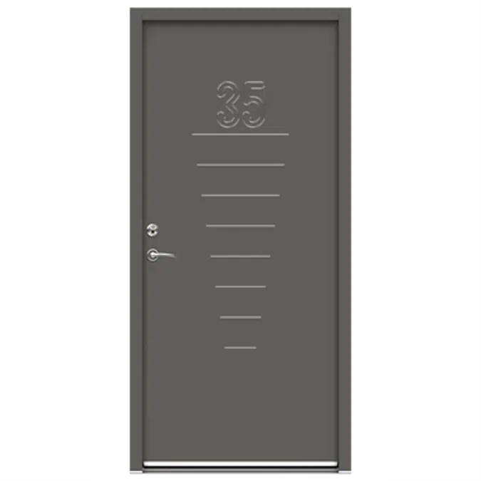 Exterior Door Character Numerus (Inswing)