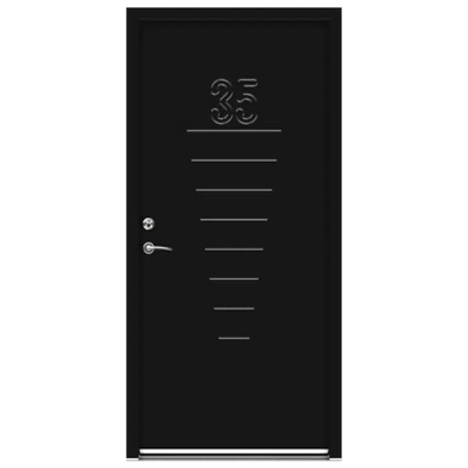 Exterior Door Character Numerus (Inswing)