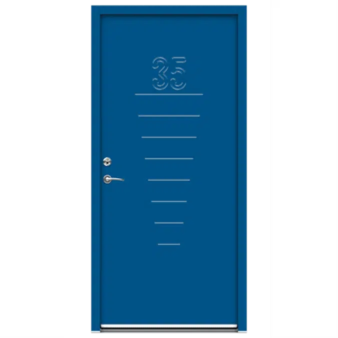 Exterior Door Character Numerus (Inswing)