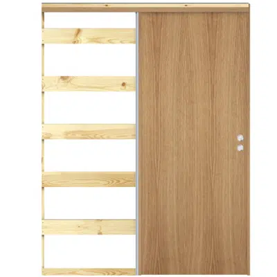 kuva kohteelle Interior Door Stable Nature Sliding IIn-wall