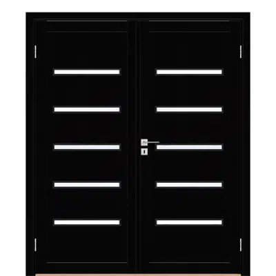 billede til Interior Door Superior Format 7535 Double Equal